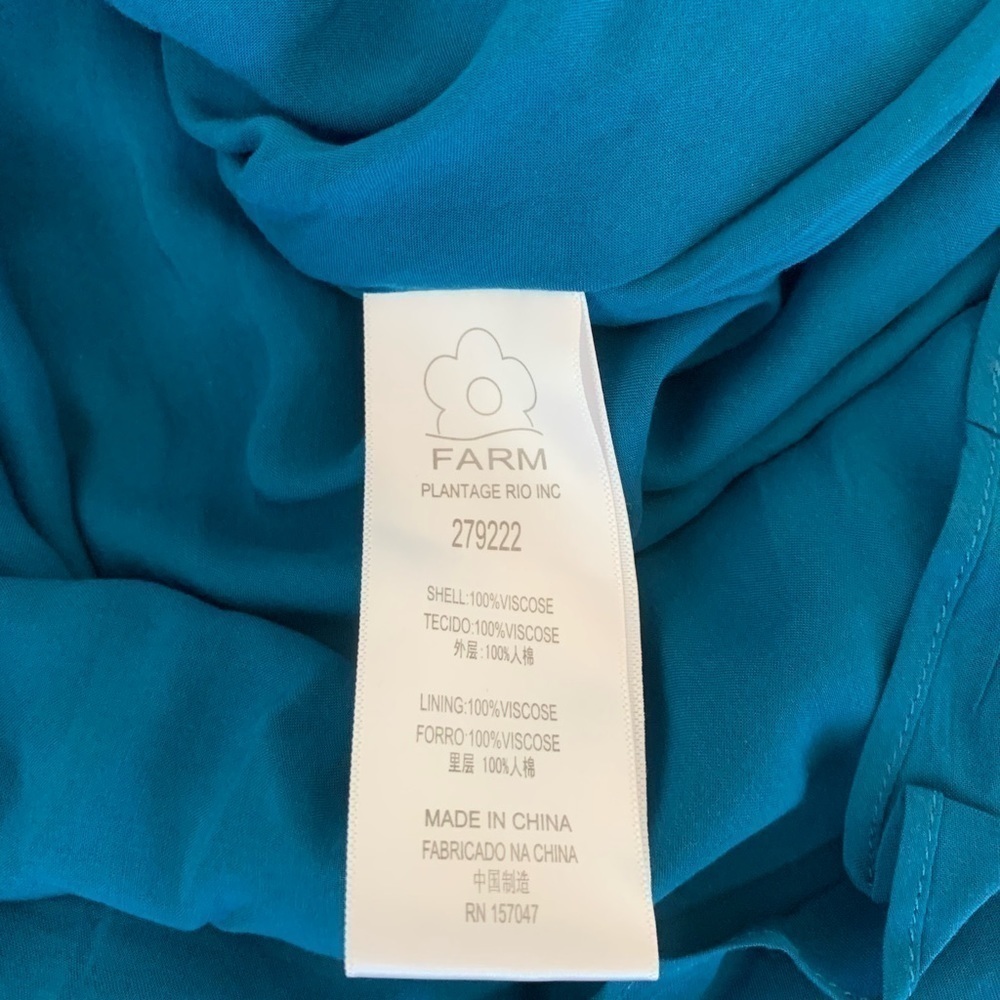 FARM Rio Mystic Blue Midi Dress - Picture 9 of 10